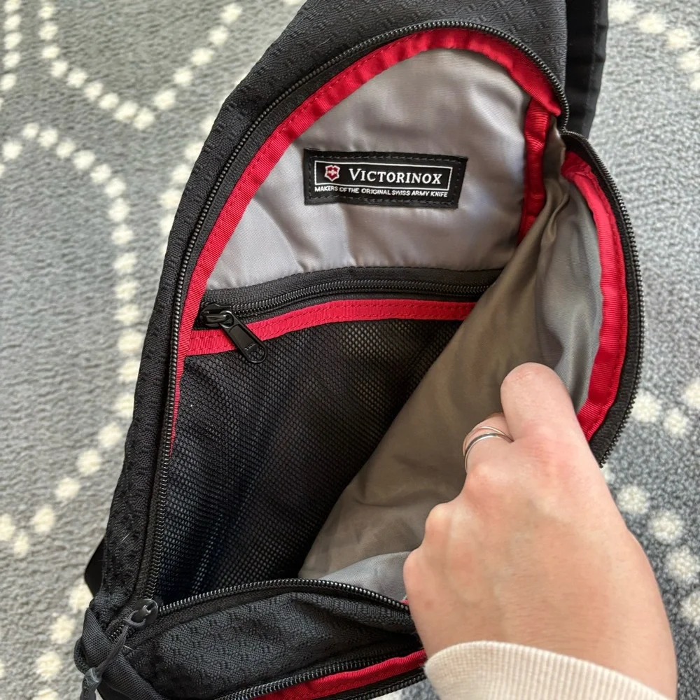 Victorinox Black Crossbody Sling Bag - Picture 7 of 11